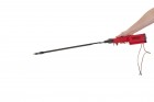 SABRE-SIX® The Red One® Battery Operated Electric Livestock Prod Handle with 42" Flexible Shaft